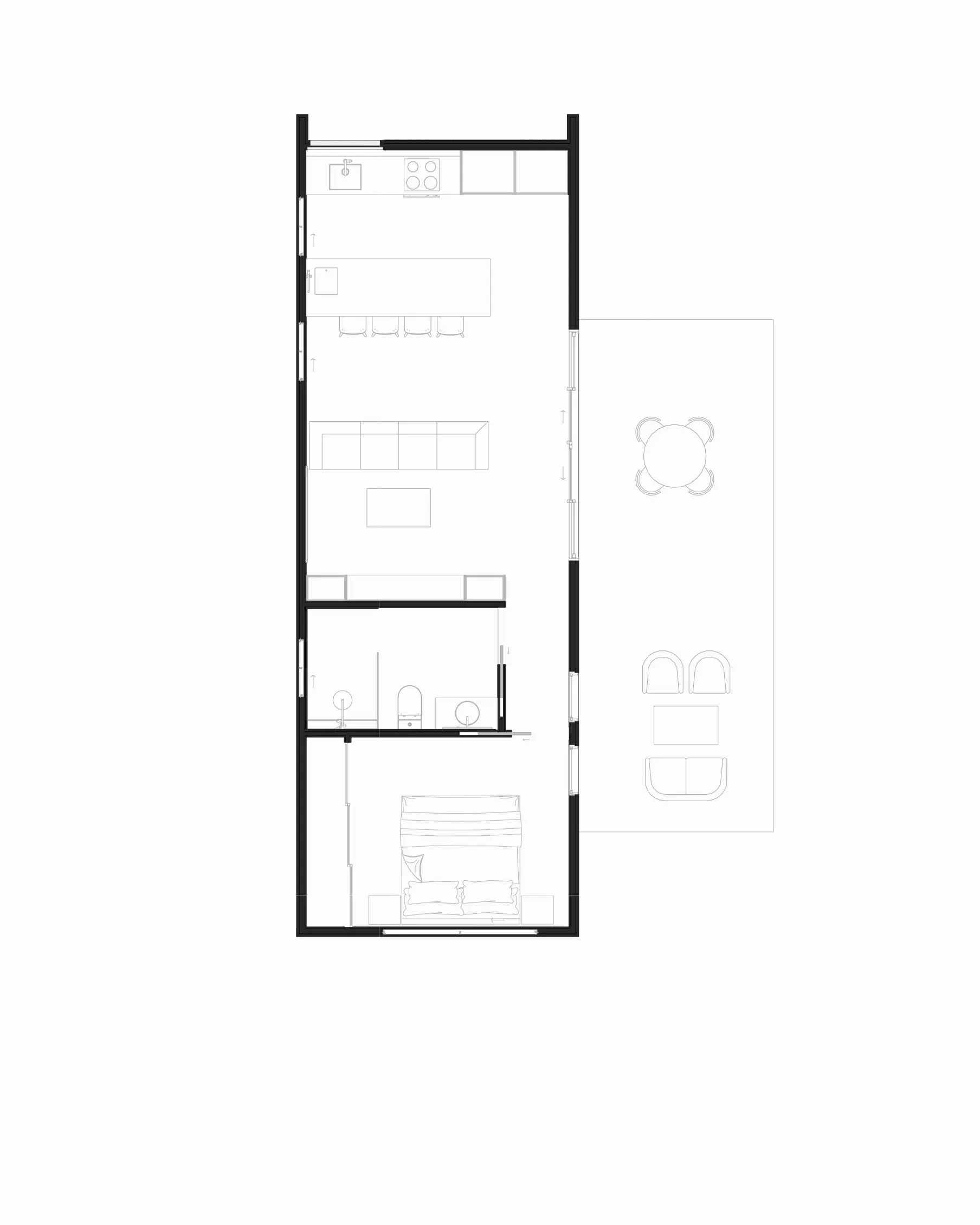 ARCOPOD PASSIVE PLAN SMALL 1 BED