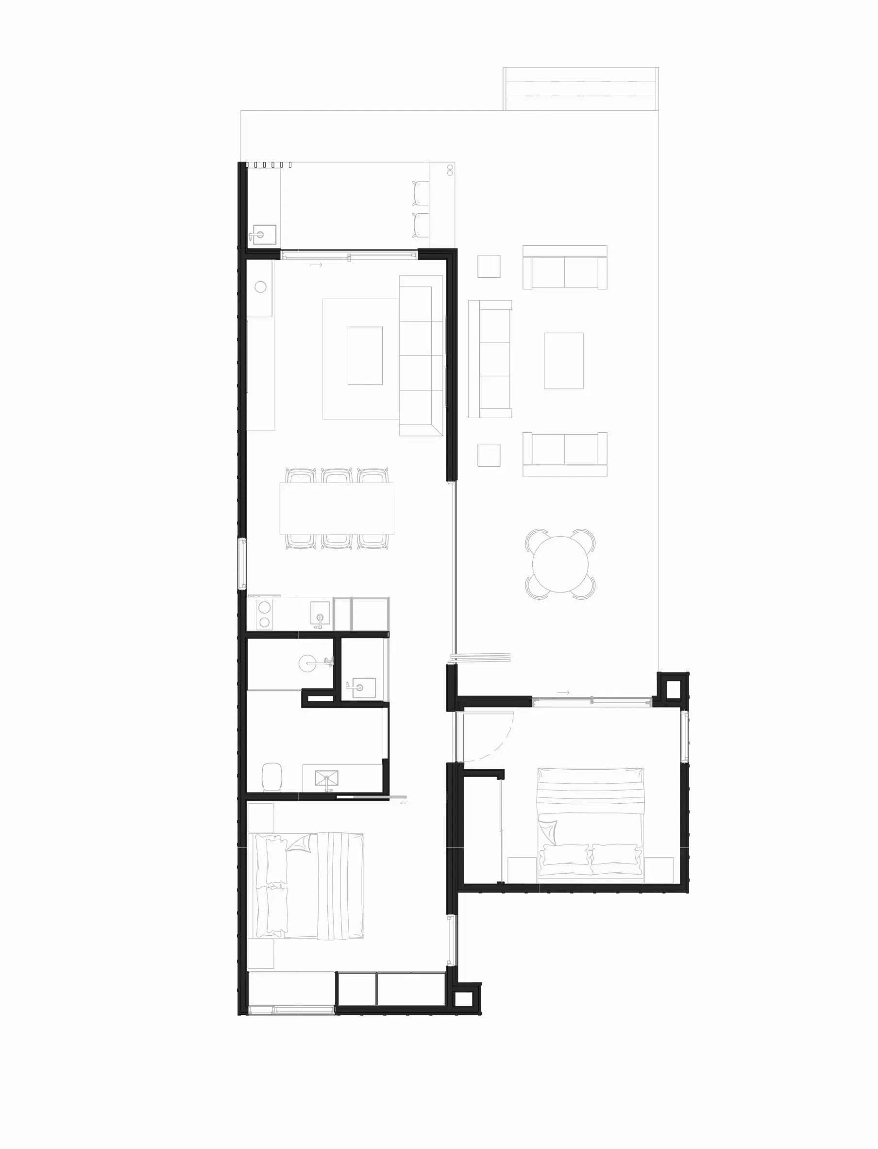 Whitsunday 2 Bed Large Plan