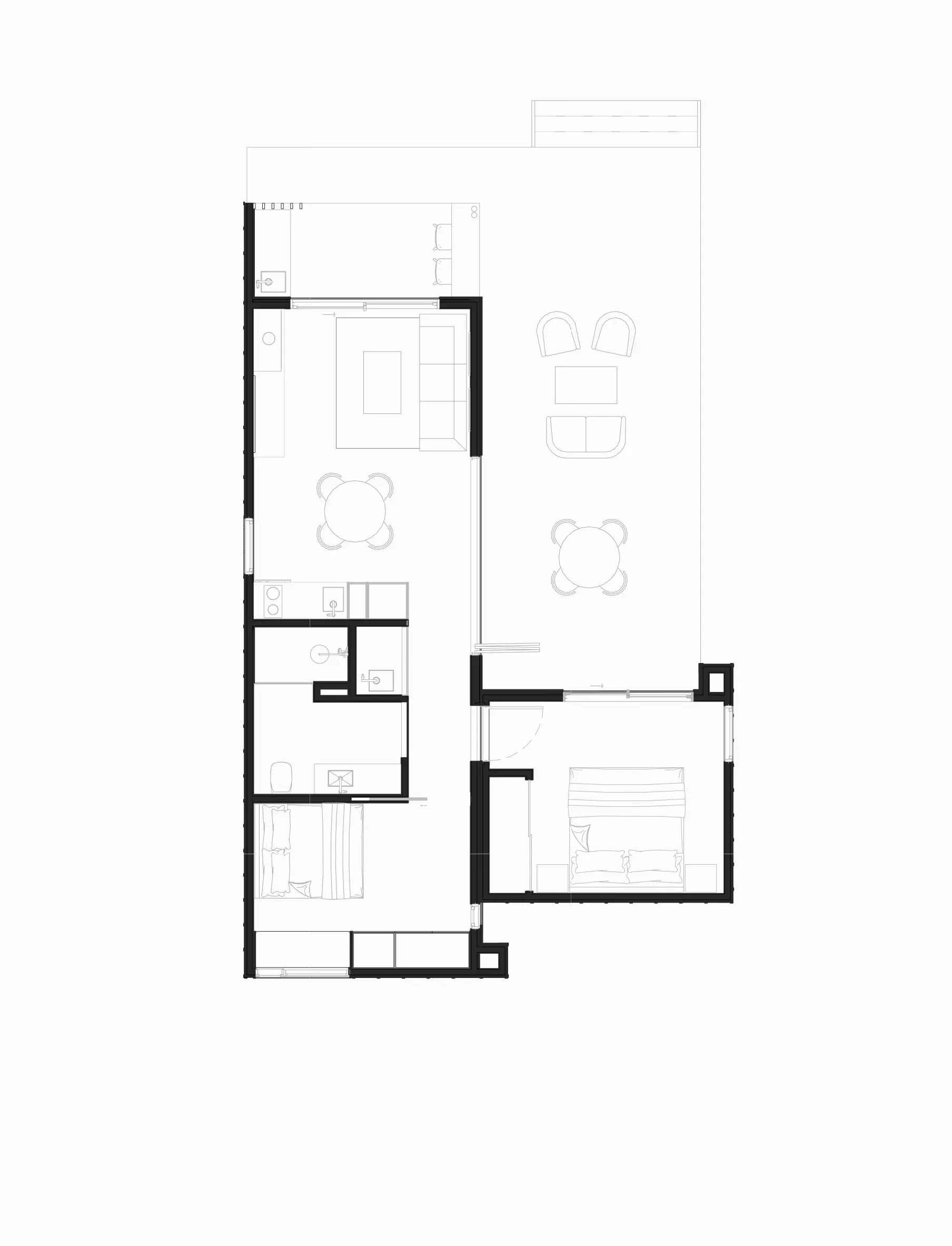 Whitsunday 2 Bed Small Plan