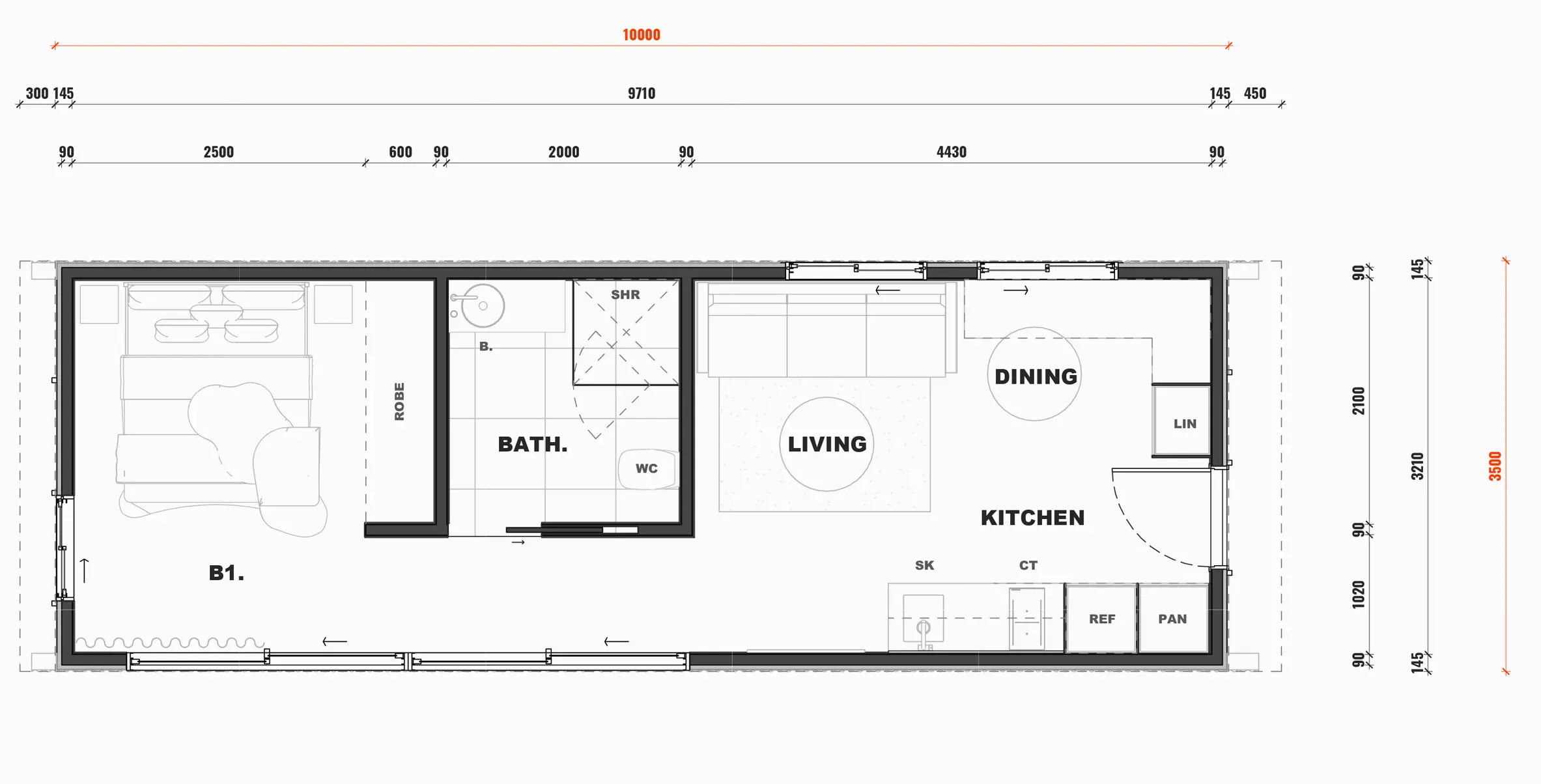 Verge 1 bedroom