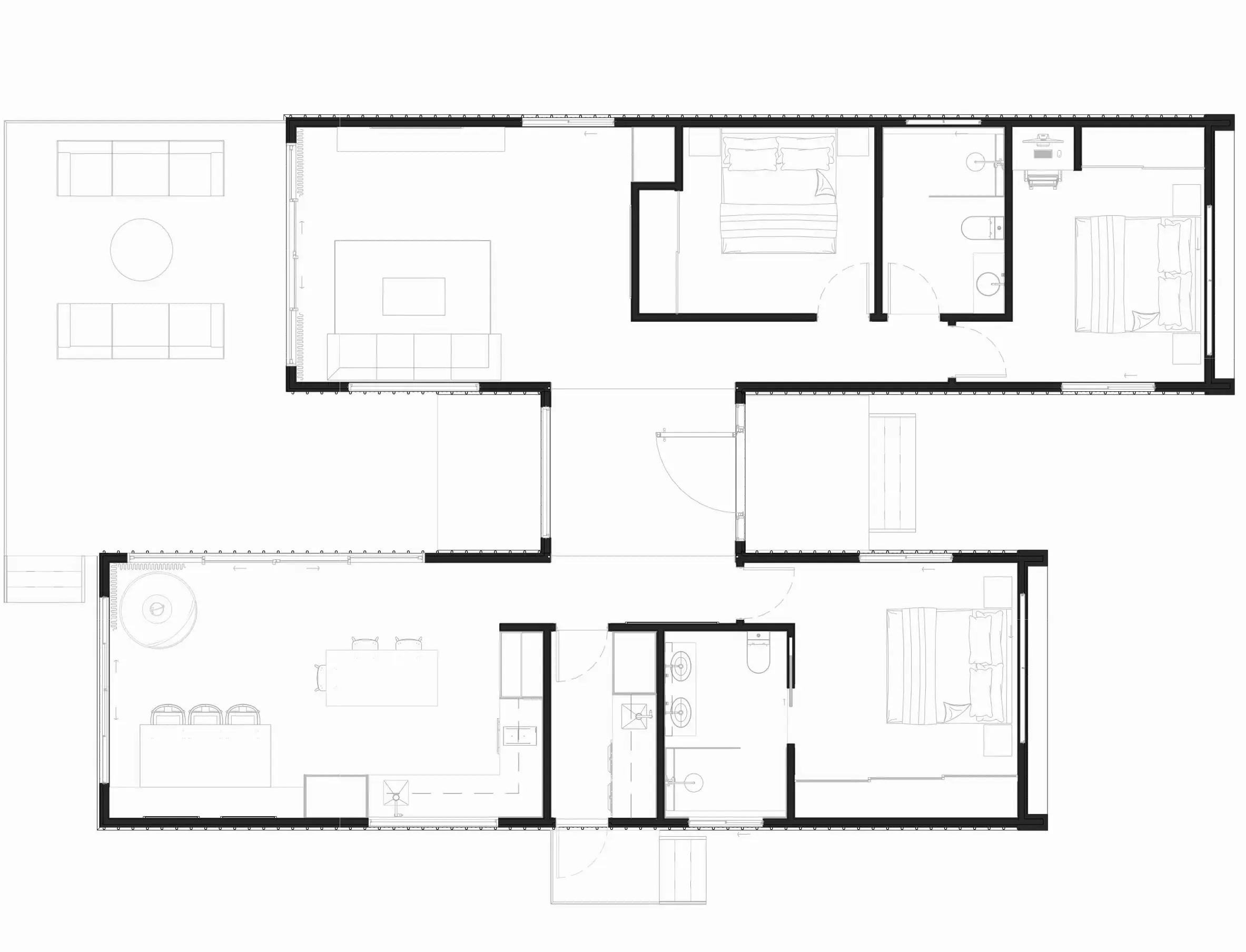 Hyatt 3 Bedroom Floor Plan