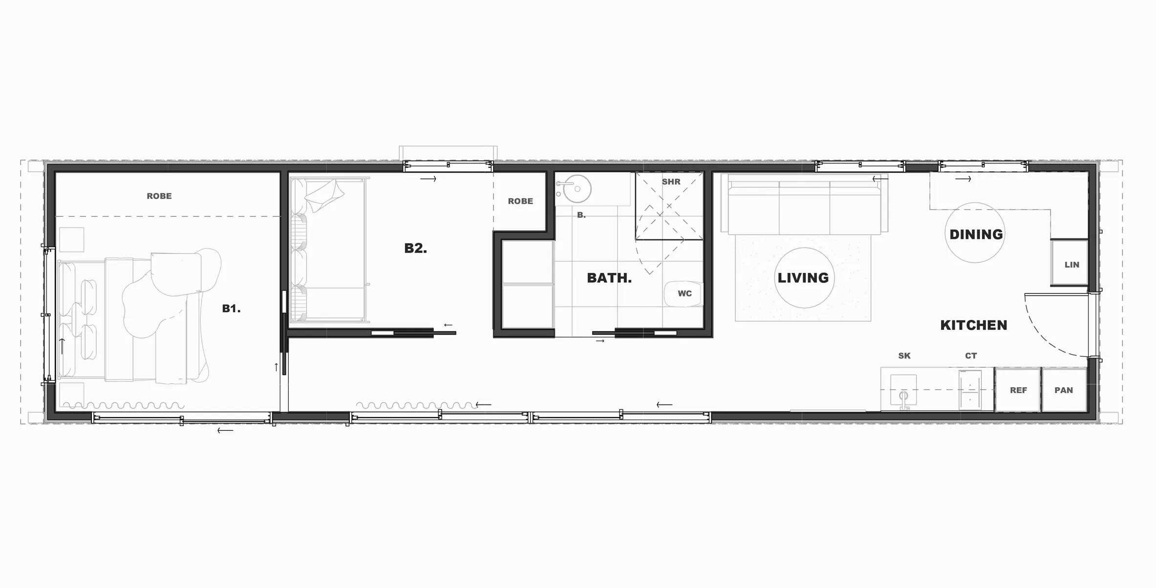 2 bedroom granny flat designs australia