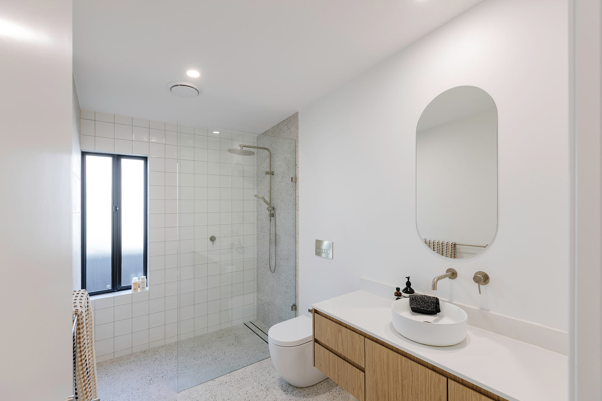 Prefab home modern bathroom queensland