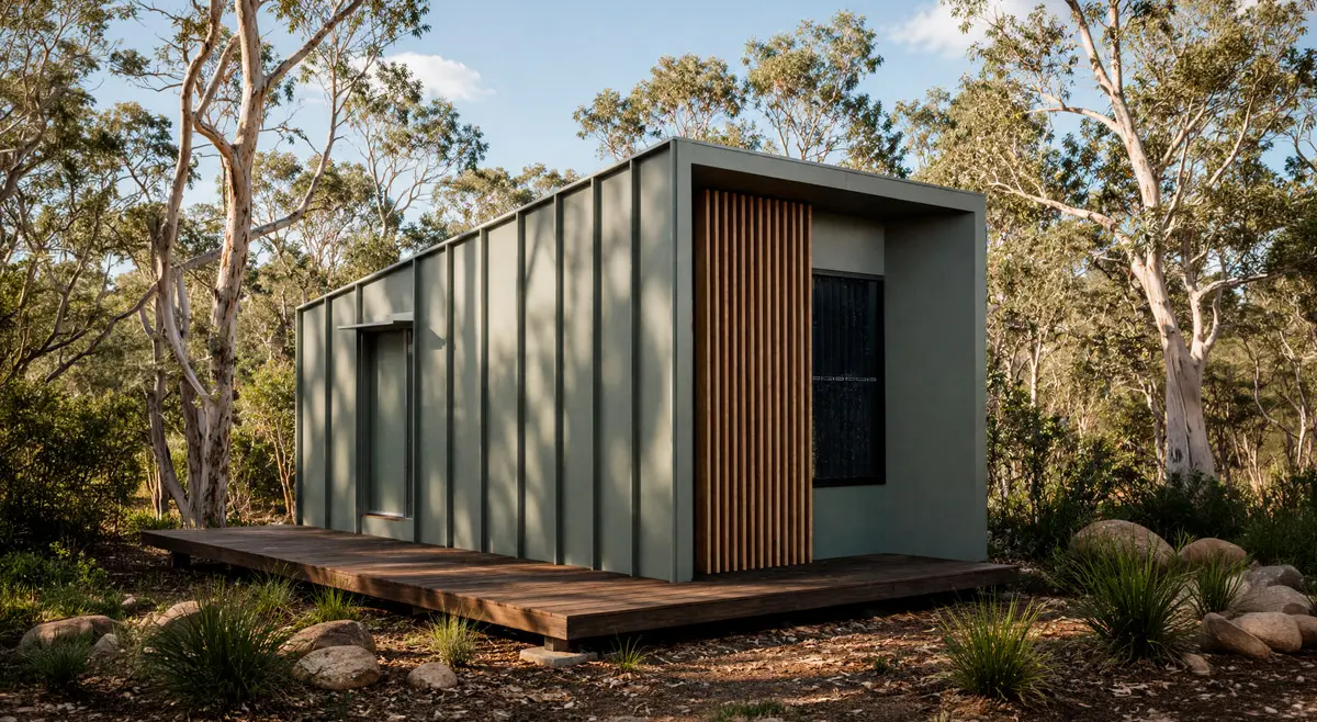 Arcopod cabin for short term stays in Australian bush